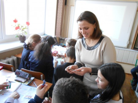 Конкурсний урок у 6 класі Заліщицької гімназії.